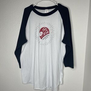 Cascade Moto Oregon Motorcycle Raglan Sleeve Shirt Colorblock Size XL Unisex